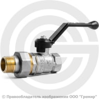 Кран латунный Ду-15 (1/2") Ру-40 ВР-"Американка" никель рычаг LD Pride 47.15.В-ГШ.Р. Кран латунный Ду-15 (1/2") Ру-40 ВР-"Американка" никель рычаг LD Pride 47.15.В-ГШ.Р.