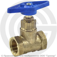 Клапан запорный латунный муфтовый Ду-32 Ру-16 ВР (ВН) (Т<70°С) 15б3р Цветлит Клапан запорный латунный муфтовый Ду-32 Ру-16 ВР (ВН) (Т<70°С) 15б3р Цветлит