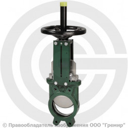Задвижка шиберная односторонняя с невыдвижным штоком Ду-80 Ру-10 (Т<80°С) VG4400 Tecofi
