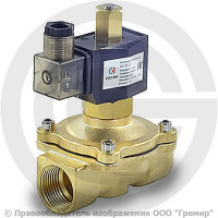 Клапан электромагнитный латунный Ду-15 (1/2") Ру-7 ВР (ВН) с катушкой 220В (Т<90°С) НО СК-21 Росма Клапан электромагнитный латунный Ду-15 (1/2") Ру-7 ВР (ВН) с катушкой 220В (Т<90°С) НО СК-21 Росма