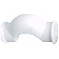 Скоба PP-R белая внутренняя пайка Дн 25 обводная с муфтами Китай Скоба PP-R белая внутренняя пайка Дн 25 обводная с муфтами Китай