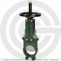 Задвижка шиберная односторонняя с невыдвижным штоком Ду-150 Ру-10 (Т<80°С) VG4400 Tecofi