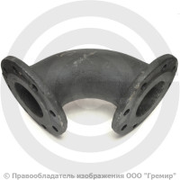 Колено фланцевое УФ Ду-300 (L=300) ВЧШГ с ЦПП цинк+AL ГОСТ ISO 2531-2012