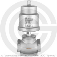 Клапан запорно-регулирующий нержавеющий НЗ Ду-65 (2 1/2") Ру-16 ВР (ВН) Kvs=70м3/ч с нержавеющим пневмоприводом 100мм PV Helver Клапан запорно-регулирующий нержавеющий НЗ Ду-65 (2 1/2") Ру-16 ВР (ВН) Kvs=70м3/ч с нержавеющим пневмоприводом 100мм PV Helver