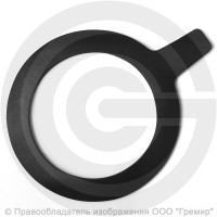 Прокладка фланцевая резиновая ТМКЩ Ду-150 Ру 10-16 (216х161х5) 5 мм с ушком исп.А ГОСТ 15180-86