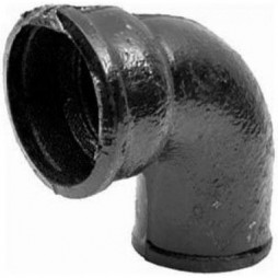 Колено чугунное канализационное Ду-100 90гр б/н ГОСТ 6942-98 Завод Универсал