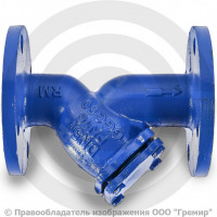 Фильтр сетчатый Y-образный чугунный фланцевый Ду-25 Ру-16 (Т<90°С) ФСч Китай Фильтр сетчатый Y-образный чугунный фланцевый Ду-25 Ру-16 (Т<90°С) ФСч Китай