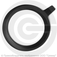 Прокладка фланцевая резиновая ТМКЩ Ду-200 Ру 10-16 (271х216х5) 5 мм с ушком исп.А ГОСТ 15180-86