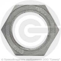 Контргайка нержавеющая AISI 304 6-ти гранная ВР-ВP Ду-8 (1/4")