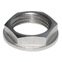 Контргайка латунная реборда ВР (ВН) Ду-40 (1 1/2") никель SantechSystems