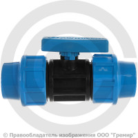 Кран ПНД компрессионный Дн 20-20 Ру-16 Джилекс Кран ПНД компрессионный Дн 20-20 Ру-16 Джилекс