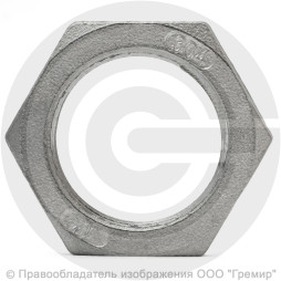 Контргайка нержавеющая AISI 304 6-ти гранная ВР-ВP Ду-15 (1/2")
