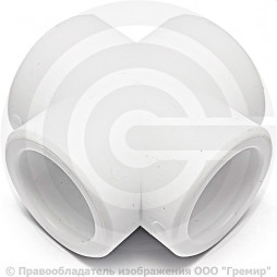 Крестовина PP-R белая внутренняя пайка Дн 20 RTP (РосТурПласт)