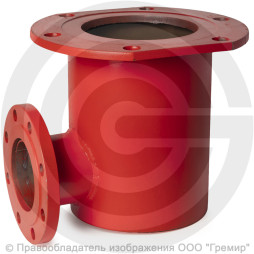 Подставка пожарная односторонняя фланцевая ППОФ стальная Ду-125 Ру-16 КЗСД