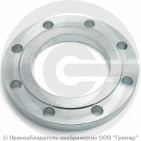 Фланец плоский оцинкованный 1-300-6 ГОСТ 12820, Ру-6, Ду-300