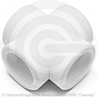 Крестовина PP-R белая внутренняя пайка Дн 32 RTP (РосТурПласт)
