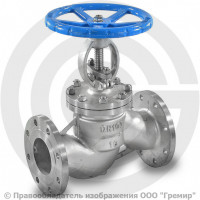 Клапан запорный нержавеющий фланцевый Ду-25 Ру-16 (Т<250°С) 15нж65нж Китай Клапан запорный нержавеющий фланцевый Ду-25 Ру-16 (Т<250°С) 15нж65нж Китай