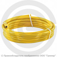 Труба гофрированная нержавеющая в желтой оболочке SS304 15A Ру-15 отожженная для газоснабжения бухта 20м STAHLMANN Труба гофрированная нержавеющая в желтой оболочке SS304 15A Ру-15 отожженная для газоснабжения бухта 20м STAHLMANN