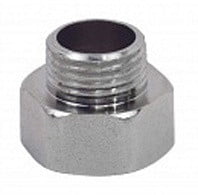 Переход латунный (переходник) НР-ВР (НАР-ВН) Ду 15-25 (1/2"-1") никель SantechSystems Переход латунный (переходник) НР-ВР (НАР-ВН) Ду 15-25 (1/2"-1") никель SantechSystems