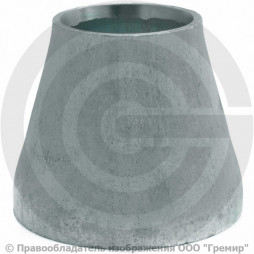 Переход 377х10-219х8 (Ду 350-200) оцинкованный концентрический ГОСТ 17378