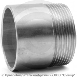 Резьба приварная нержавеющая AISI 304 Ду-80 (3")