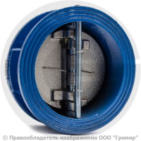 Клапан обратный двухстворчатый чугунный межфланцевый Ду-250 Ру-16 (Т<130°С) ств чугун Китай Клапан обратный двухстворчатый чугунный межфланцевый Ду-250 Ру-16 (Т<130°С) ств чугун Китай