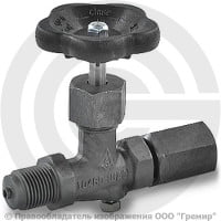 Клапан запорный игольчатый стальной Ду-15 (1/2") Ру-40 ВР-НР (ВН-НАР) G1/2" без фланца с маховиком Росма Клапан запорный игольчатый стальной Ду-15 (1/2") Ру-40 ВР-НР (ВН-НАР) G1/2" без фланца с маховиком Росма