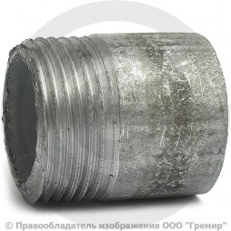 Резьба стальная оцинкованная L=38мм Ду-25 (1") КАЗ