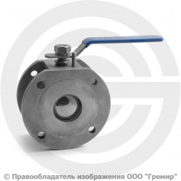 Кран нержавеющий AISI 304 (CF8) межфланцевый под привод Ду-65 (2 1/2") Ру-16 NK-BIFp65/4