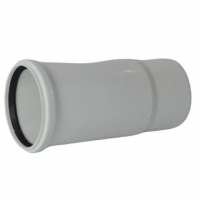 Патрубок PP-M компенсационный бесшумный белый Дн 110 б/нап в/к RTP (РосТурПласт)