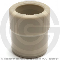 Муфта PP-RCT переходная серая внутренняя-наружная пайка Дн 90-75 Wavin Ekoplastik