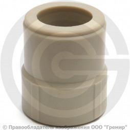 Муфта PP-R переходная серая внутренняя-наружная пайка Дн 63-50 VALFEX