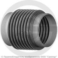 Компенсатор сильфонный осевой многослойный с кожухом и внутренним экраном Ду-65 Ру-16 L=240мм под приварку патрубки сталь КСО Hortum Компенсатор сильфонный осевой многослойный с кожухом и внутренним экраном Ду-65 Ру-16 L=240мм под приварку патрубки сталь КСО Hortum