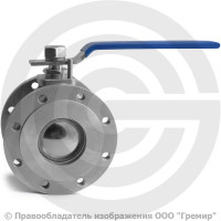 Кран нержавеющий AISI 304 (CF8) межфланцевый под привод Ду-100 (4") Ру-16 NK-BIFp100/4