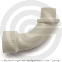 Отвод PP-R серый Дн 25 Wavin Ekoplastik