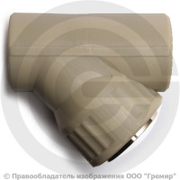 Клапан обратный PP-R серый Дн 25 Wavin Ekoplastik