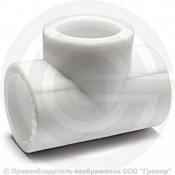 Тройник PP-R белый Дн 90 Pro Aqua