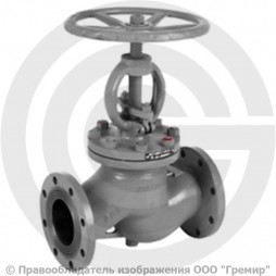 Клапан запорный стальной фланцевый Ду-80 Ру-25 (Т<425°С) 15лс18нж ЧАЗ