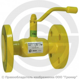 Кран газ стальной фланцевый Ду-20 Ру-16 L=150мм Broen Ballomax 11с10фт КШГ 70.003.020