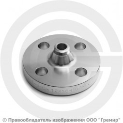 Фланец воротниковый нержавеющий 12х18н10т 1-15-63 ГОСТ 12821, Ру-63, Ду-15