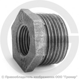 Футорка чугунная НР-ВР (НАР-ВН) Ду 25-15 (1"-1/2") Fittex PLUS