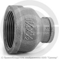 Муфта переходная чугунная ВР (ВН) Ду 32-15 (1 1/4"-1/2") Муфта переходная чугунная ВР (ВН) Ду 32-15 (1 1/4"-1/2")
