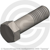 Болт нержавеющий A2 М12х100 DIN 933