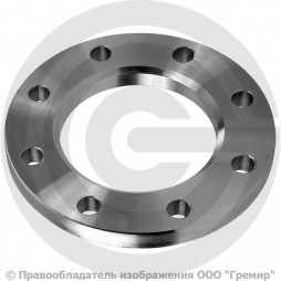 Фланец стальной прижимной накидной расточенный Ду-300 (Dвн 338мм) Ру-10 под ПЭ втулку Дн 315 SDR17 Китай