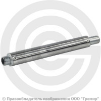 Компенсатор сильфонный осевой однослойный с кожухом из алюминия и внутренним экраном Ду-50 Ру-16 L=285мм под приварку патрубки оц. сталь DEK Hortum