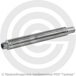 Компенсатор сильфонный осевой однослойный с кожухом из алюминия и внутренним экраном Ду-50 Ру-16 L=285мм под приварку патрубки оц. сталь DEK Hortum