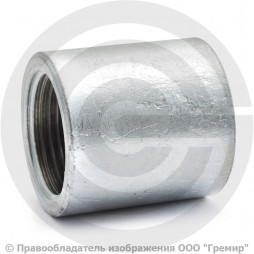 Муфта стальная оцинкованная Ду-15 (1/2")