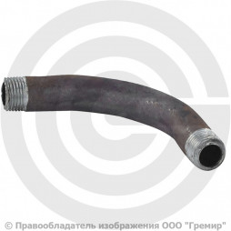 Отвод гнутый 42,3х3,2 (Ду-32) стальной (Ст.20) 90 градусов шовный резьба-резьба исп.1 из труб ГОСТ 3262 КАЗ