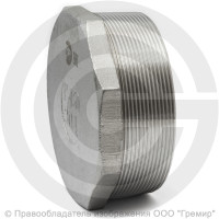 Заглушка нержавеющая AISI 304 6-ти гранная НР (НАР) Ду-80 (3")