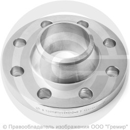Фланец воротниковый нержавеющий 100-160-11-1-B-12х18н10т-IV ГОСТ 33259-15